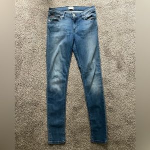 Hudson Midrise Skinny Jeans. Size 28